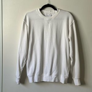 TNA Bright White Crew Neck Pull Over Sweater - Size Small